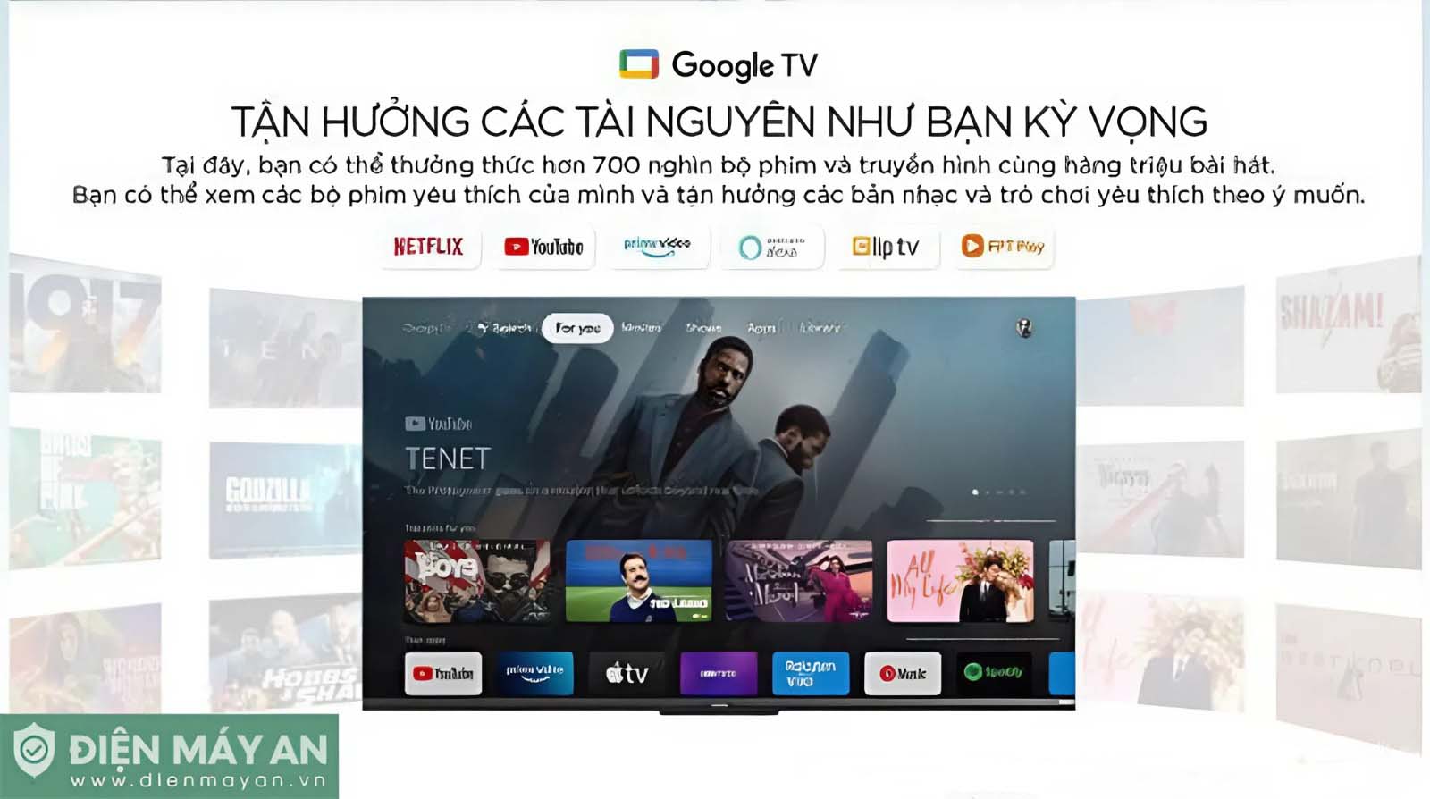 Google Tivi Coocaa 4K 55 inch 55Y68